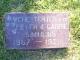 Chester R. Simmons Headstone Lake Mound Cemetery