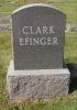Clark-Efinger headstone Warren Cemetery Clark-Efinger headstone Warren Cemetery