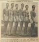Loren A (far left) Lifeguard Waukegan Beach, 1940s