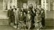 The Simmons Family in front of the Ridgeland Ave. House